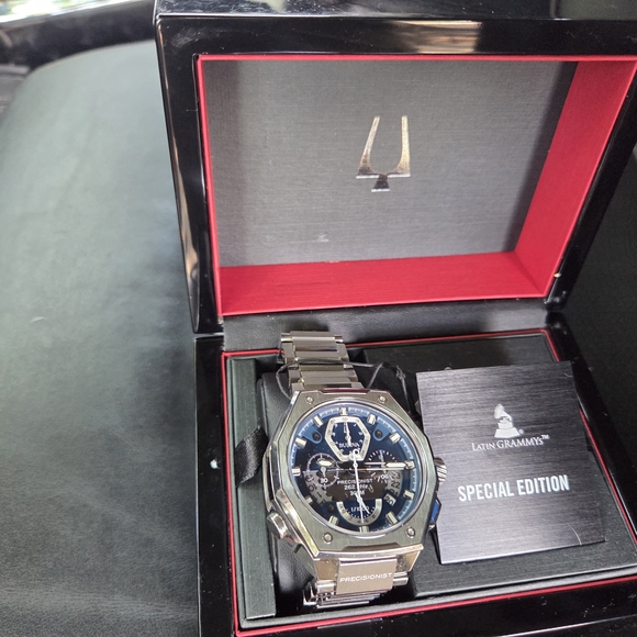 Bulova Special Edition Silver and Black Watch